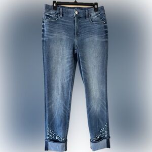 WHBM EVERYDAY SOFT rhinestone cuff size 8